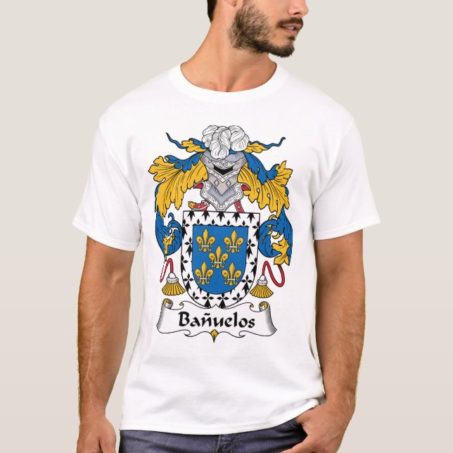 Banuelos Familienwappen T-Shirt (Vorderseite)