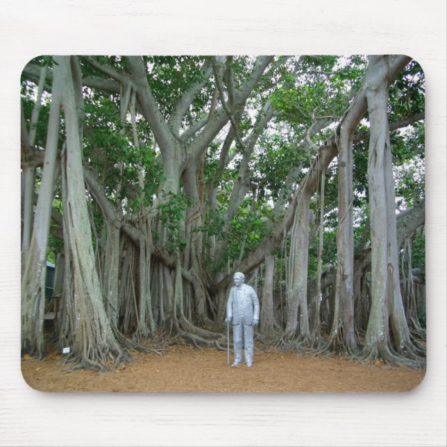 Banyan Tree Edison & Ford Anwesen Ft Myers Florida Mousepad (Vorne)