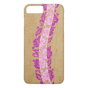 Banyans Hawaiian Hibiscus Faux-Holz-Surfboard Case-Mate iPhone Hülle