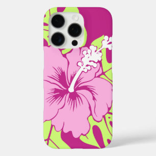 Banzai Beach Hawaiian Hibiscus Pink iPhone 16 Pro Hülle