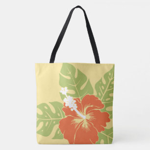 Banzai Beach Hawaiian Hibiskus Reversible BeachBag
