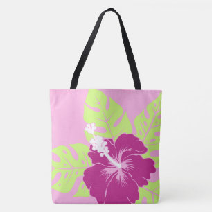 Banzai Beach Hawaiian Hibiskus Reversible BeachBag