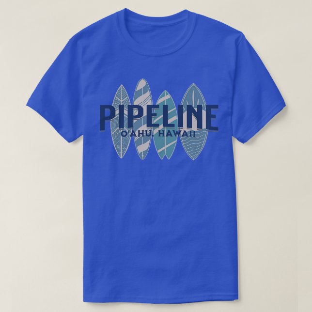 Banzai Pipeline North Shore Oahu Hawaii Big Wave S T-Shirt (Design vorne)