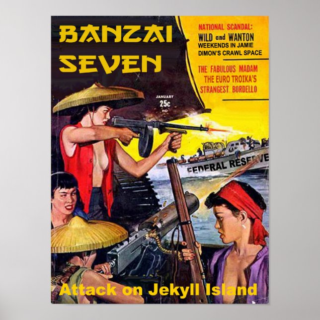 Banzai Seven - Angriff auf Jekyll Island Poster (Vorne)