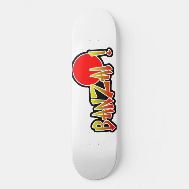 Banzai-Skateboard Skateboard (Vorderseite)