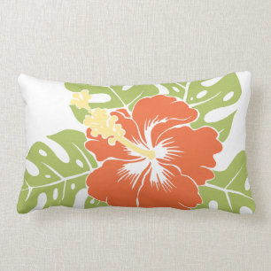 Banzai-Strand-hawaiische Hibiskuslumbar-Kissen Lendenkissen