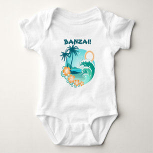 Banzai Surfing Baby Strampler