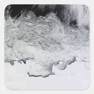 Banzare, Sabrina und Buddküste, Antarktis Quadratischer Aufkleber