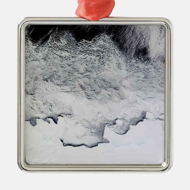 Banzare, Sabrina und Buddküste, Antarktis Silbernes Ornament (Vorne)