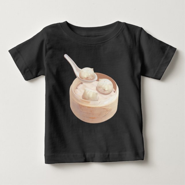Bao Baby - Tea Time Bao Buddies Baby T-shirt (Vorderseite)