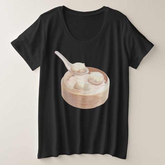 Bao Baby - Tea Time Bao Buddies Große Größe T-Shirt (Design vorne)