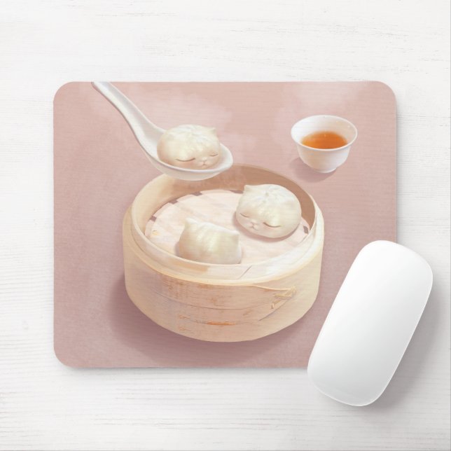 Bao Baby - Tea Time Bao Buddies Mousepad (Mit Mouse)