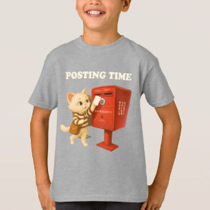 Bao Bao: Postzeit mit retro taiwanesischem Briefka T-Shirt