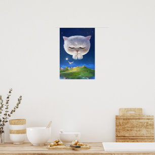 Bao Bao: Zwischen Sternen schwimmender Nachthimmel Poster