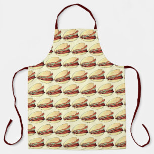 Bao Buns Porkbelly Lotus Bun Chinese Food Print Schürze