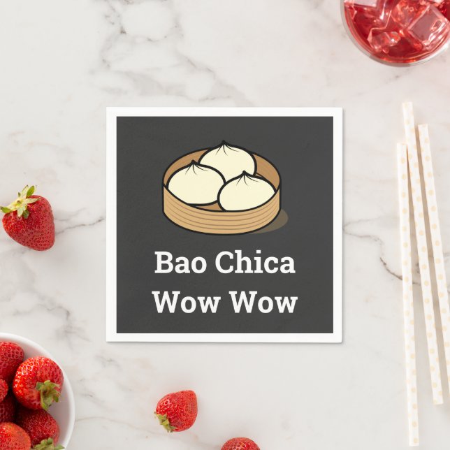 Bao Chica Wow Paper Napkin Serviette (Beispiel)