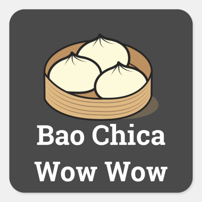 Bao Chica Wow Wow Sticker (Vorderseite)
