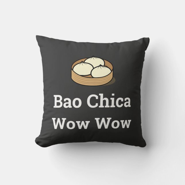 Bao Chica Wow Wow Throw Kissen (Vorderseite)