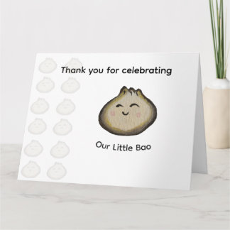 Bao-Dumpling-Geburtstagsfeier Danke