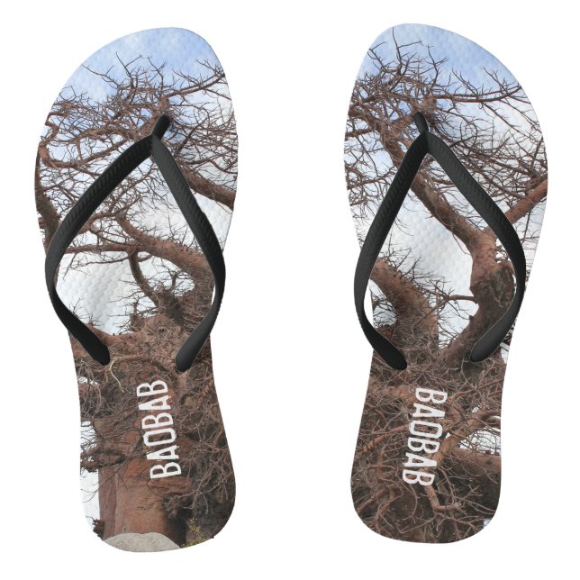 Baobab Print Funky Flip Flops (Fußbett)
