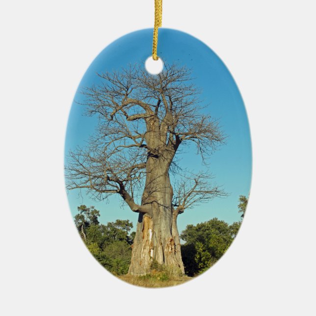 BAOBAB TREE KERAMIKORNAMENT (Vorne)