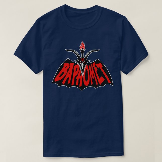 BAPHOMET aka Red Batphomet T-Shirt (Design vorne)