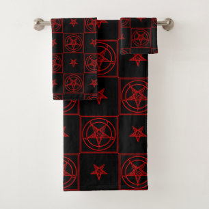 Baphomet Badhandtuch Set