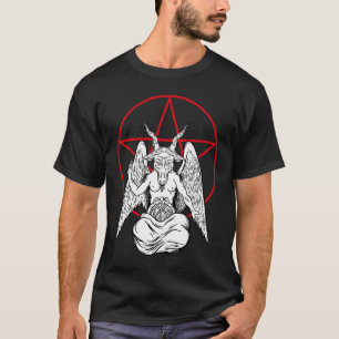 Baphomet betender Dämon  Satanischer Luzifer Beelz T-Shirt