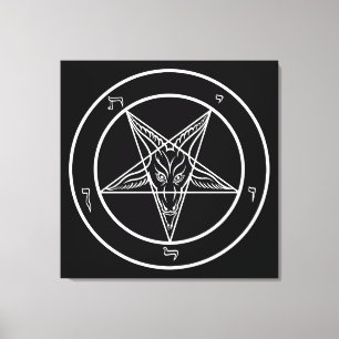 Baphomet BIG 32"x32" Art on Stretched Canvass Leinwanddruck
