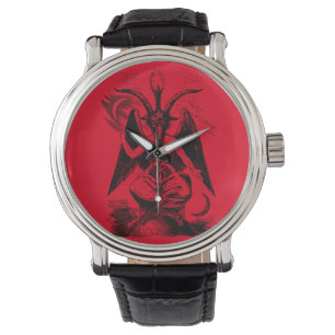 Baphomet - black print armbanduhr