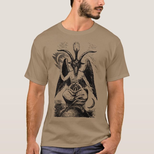 Baphomet - black print T-Shirt (Vorderseite)