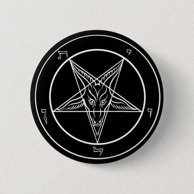 Baphomet Button (Vorderseite)