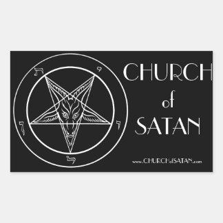 Baphomet-CoS-Aufkleber Rechteckiger Aufkleber