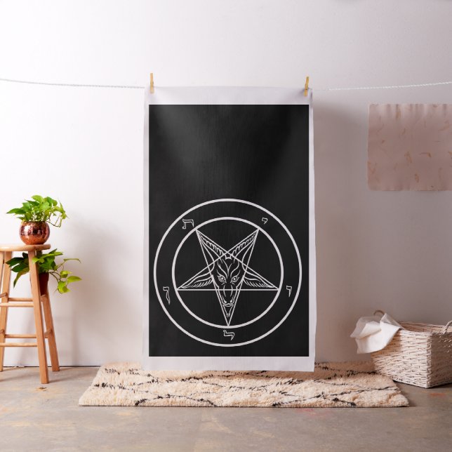 Baphomet Fahne 6" x56 " Stoff (Beispiel)