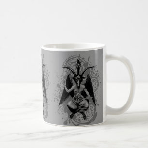 Baphomet: gehörnter Gott der Hexen und der Tasse