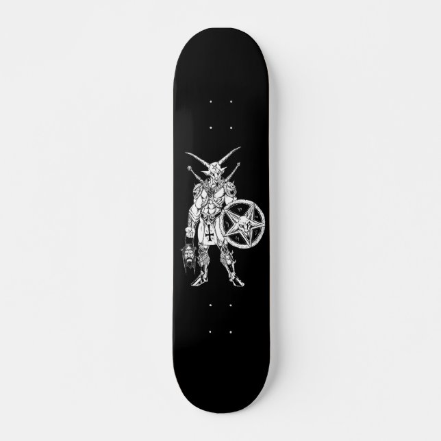 Baphomet GodSlayer Skateboard (Vorne)