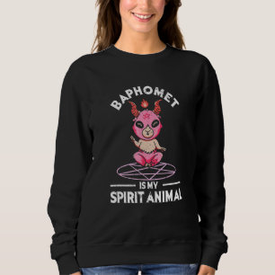 Baphomet ist mein Geist Satanischer Ziegenokkult Sweatshirt