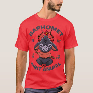 Baphomet ist mein Geist Tier Satan Pentagramm Athe T-Shirt
