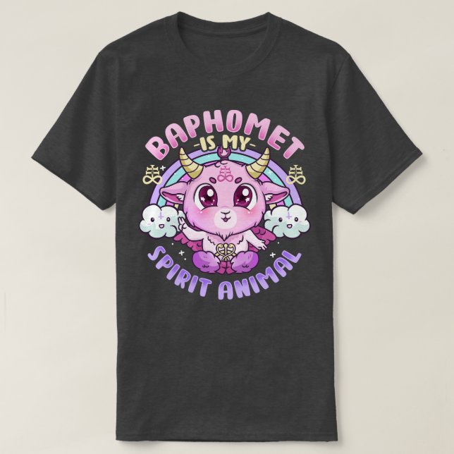 Baphomet ist mein Geisttier 1 T-Shirt (Design vorne)