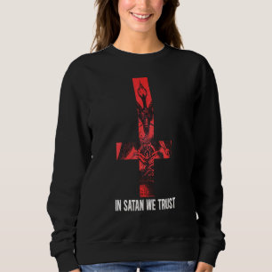 Baphomet ist mein Spirit Animal Satan Black Cully  Sweatshirt