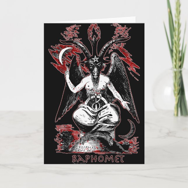 Baphomet Karte (Vorderseite)
