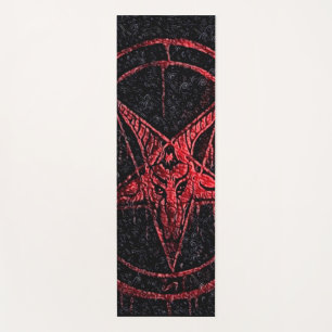 Baphomet leere Energie-Meditations-Yoga-Matte Yogamatte
