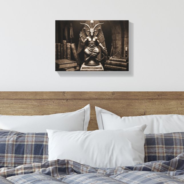 Baphomet Leinwanddruck (Insitu (Schlafzimmer))
