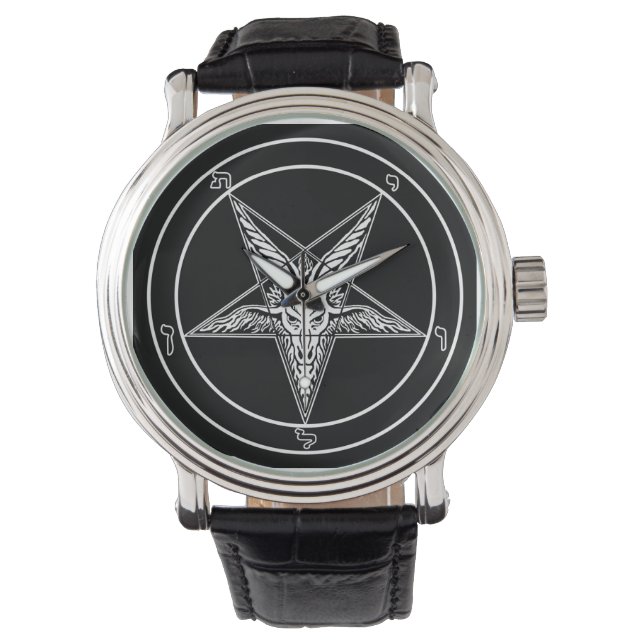 Baphomet Old Sigil Watch Armbanduhr (Vorderseite)