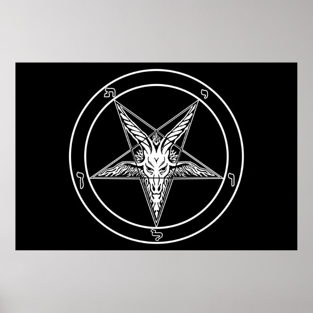 Baphomet Old Style HUGE Poster 40"x60" (Vorne)