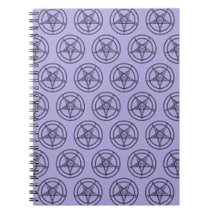 Baphomet Pentagram Satanic Notizblock