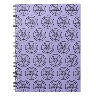 Baphomet Pentagram Satanic Notizblock