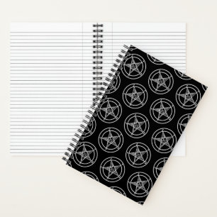 Baphomet Pentagram Satanic Spiral Notebook Notizbuch