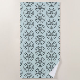 Baphomet Pentagram Strandtuch