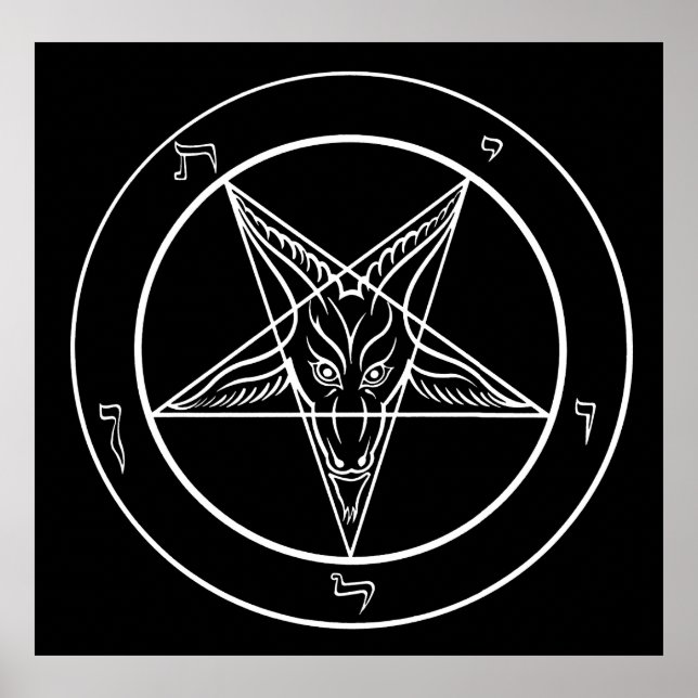 Baphomet Poster HUGE 40x40 (Vorne)